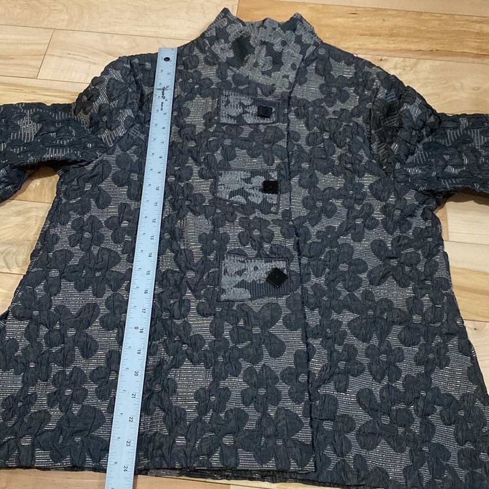 Floral Patterned Kimono Style Jacket - Picture 6 of 14